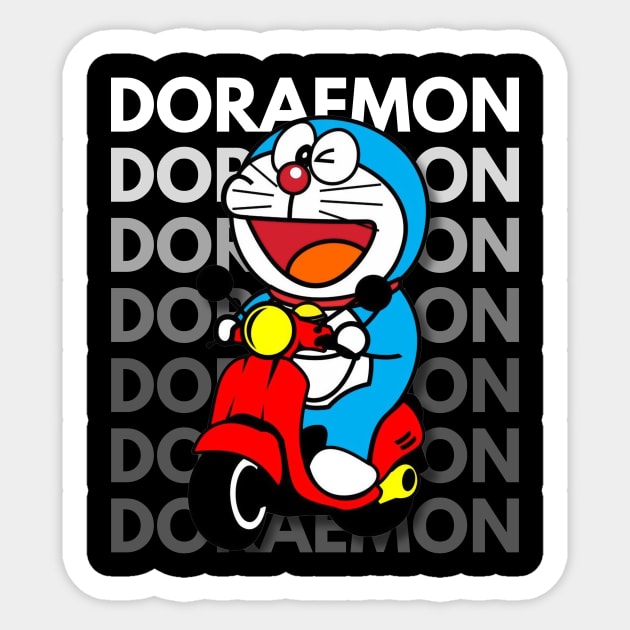 doraemon Sticker by art poo